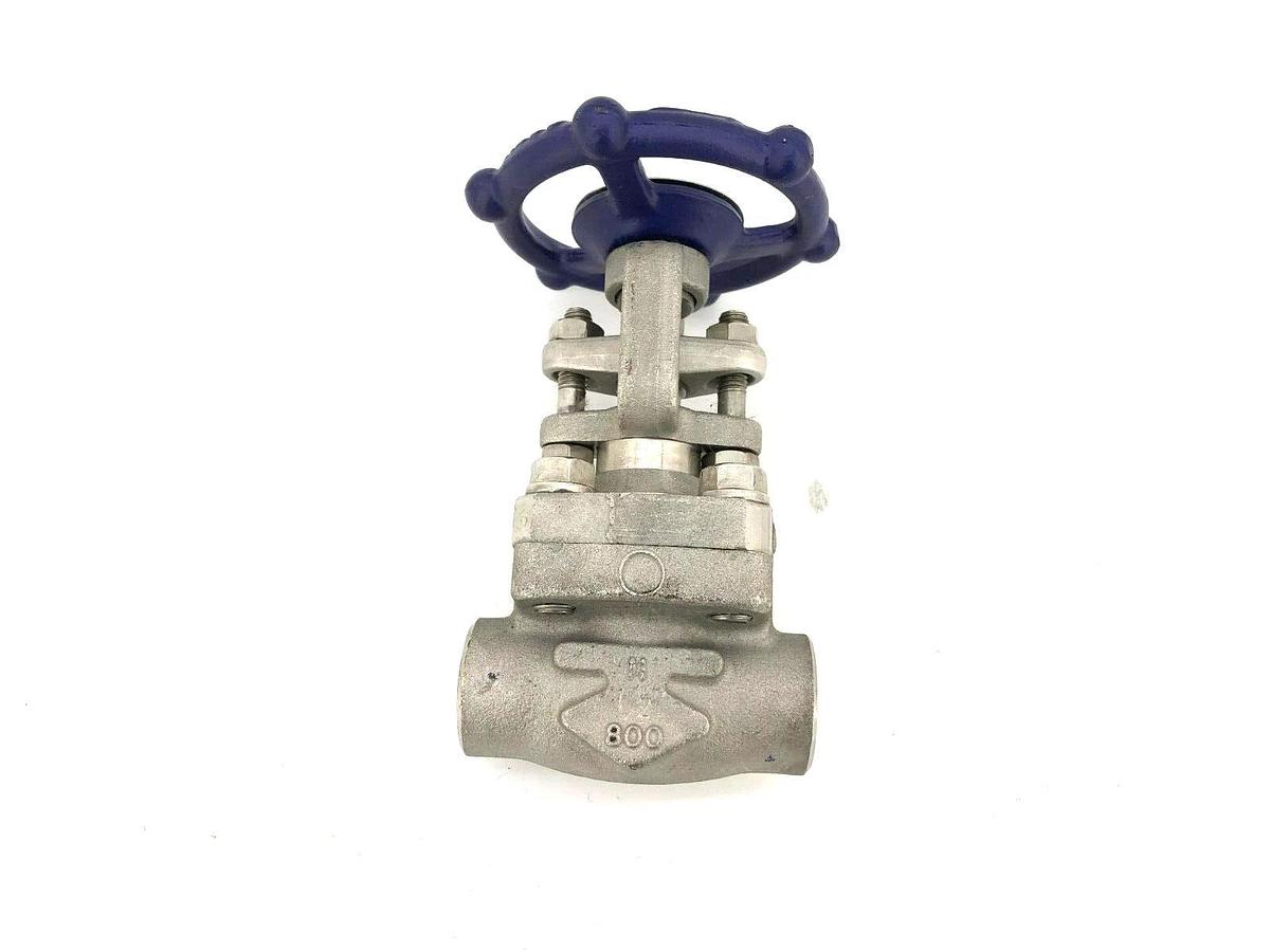 New OMB Valves 810 NACE Forged Stainless Steel Gate Valve 1/2" RB