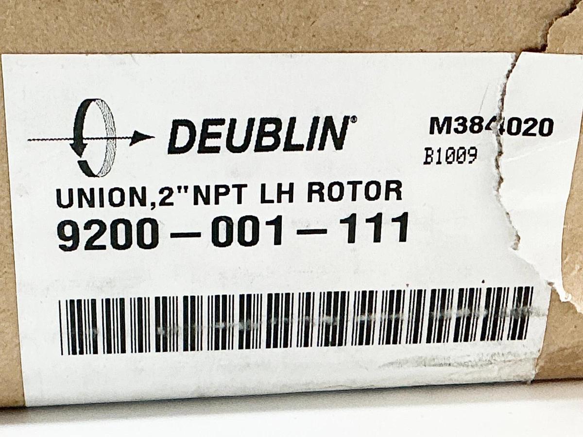 New Deublin 9200-001-111 Union 2"NPT LH Rotor M384020