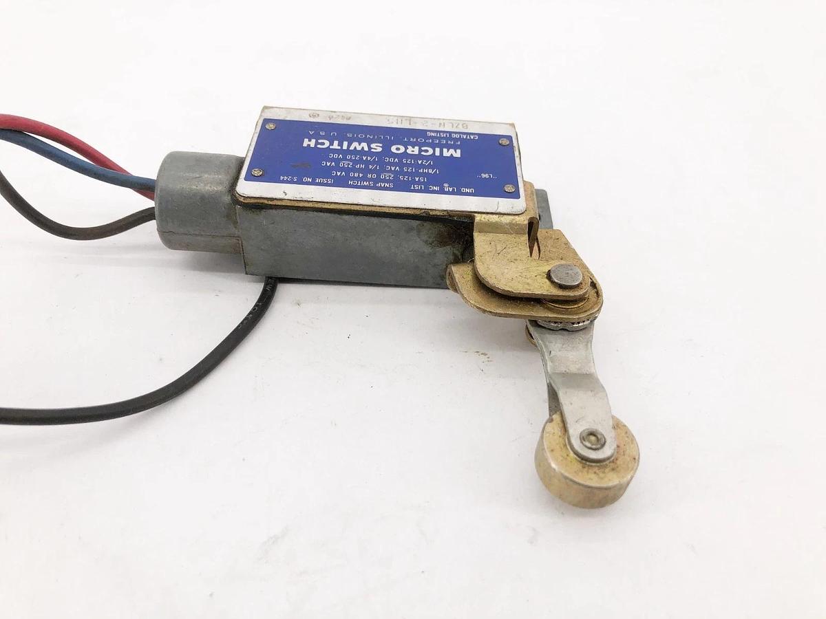 Used Honeywell Microswitch BZLN-2-LH5 Roller Limit Switch 15A 125-480VAC