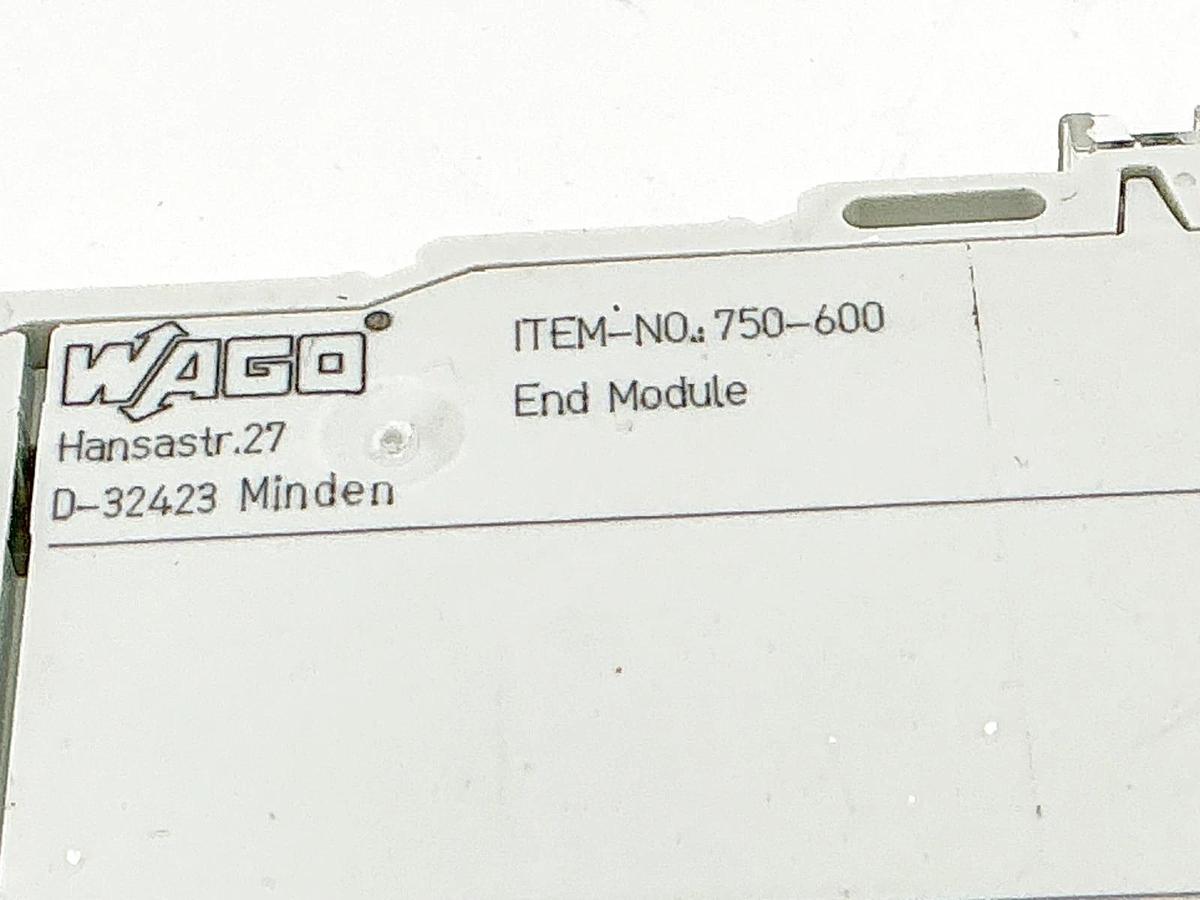 New Wago 750-600 End Module - No Box