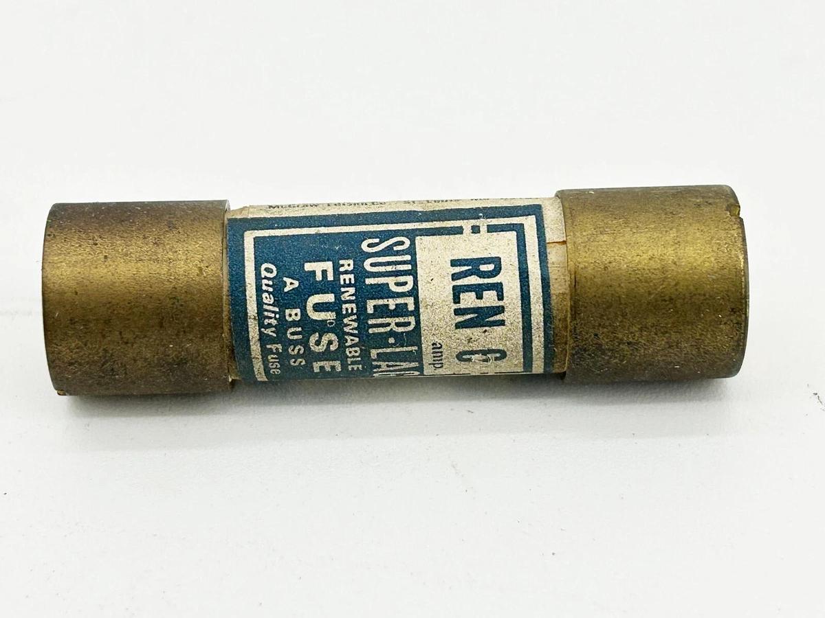 New Bussmann Ren-6 Renewable Fuse 250V 6A