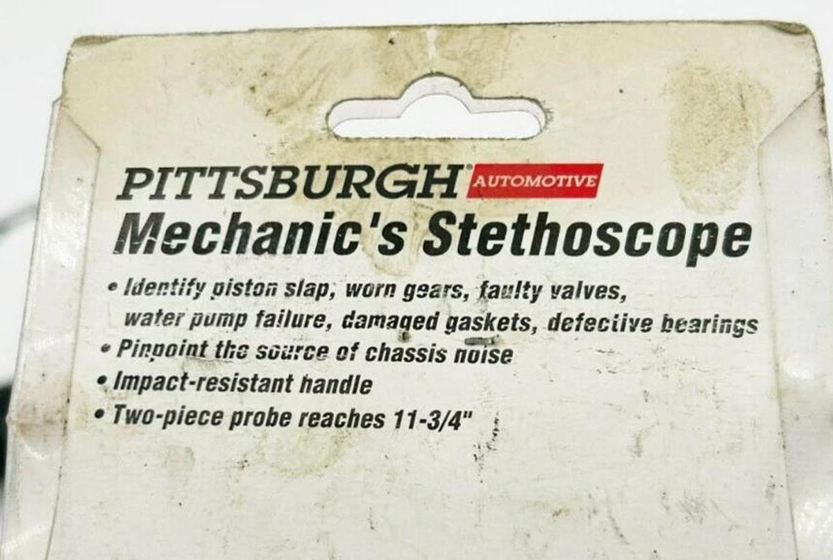 New Pittsburgh 69913 Mechanic's Diagnostic Stethoscope
