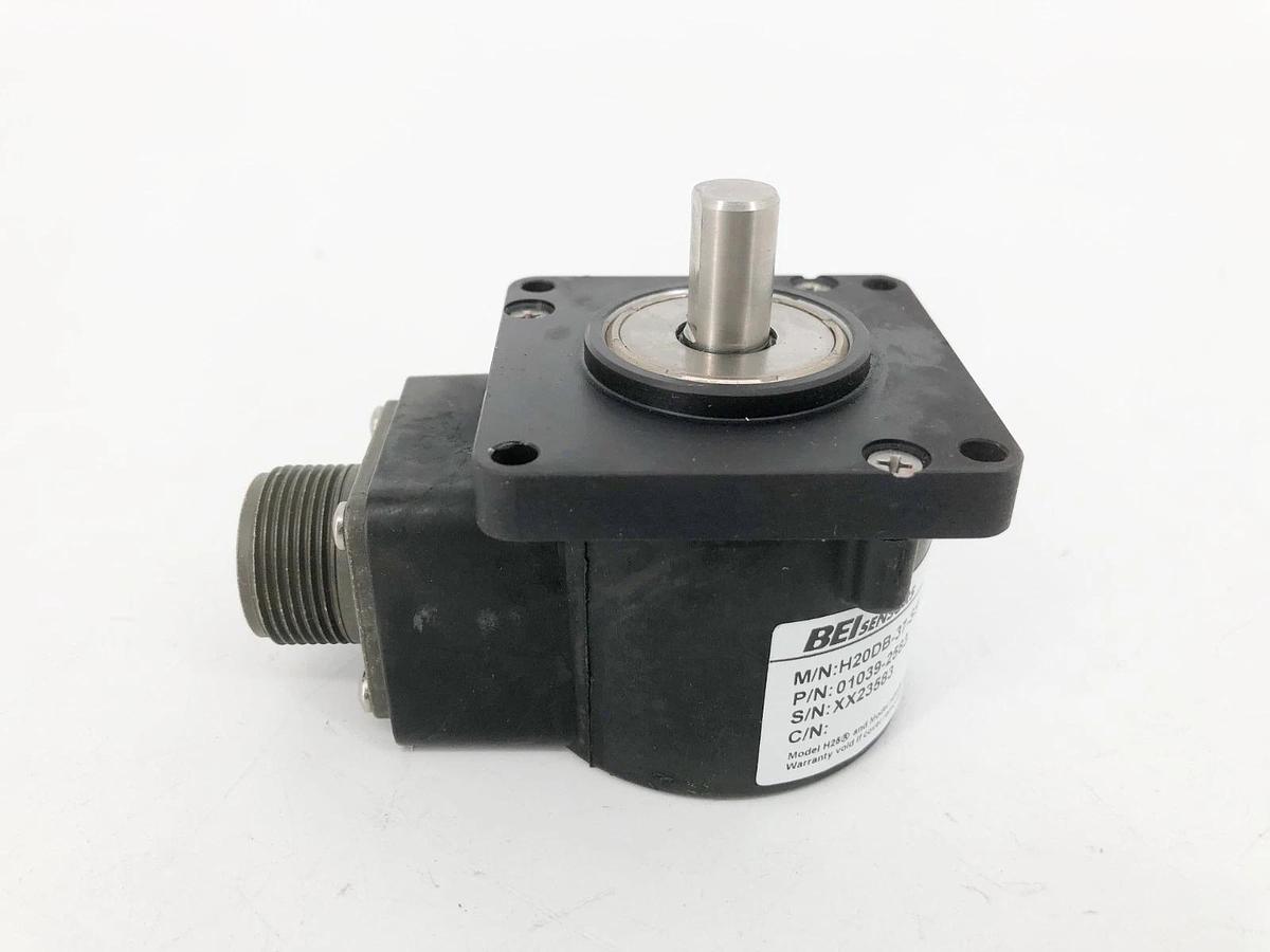 New BEI Sensors H20DB-37-SS-100-ABZ-28V/V-SM14-S Encoder 01039-2583 - No Box