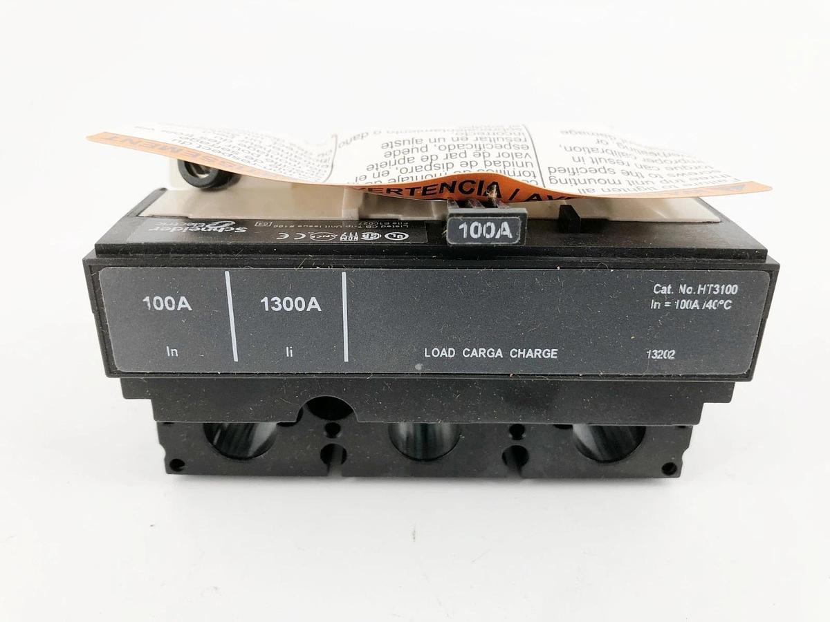 New Square D HT3100 H-Frame Trip Unit 100A