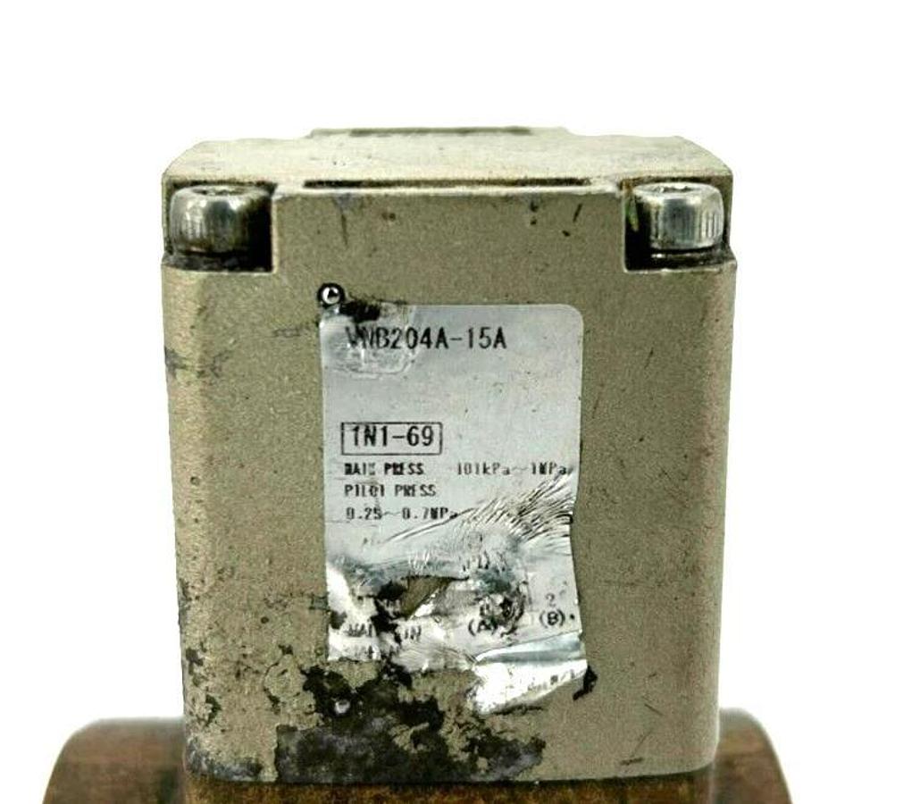 Used SMC VNB204A-15A Process Valve, 2 Port
