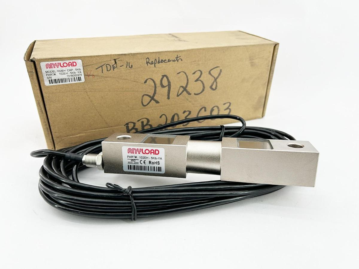 New Anyload 102EH-5KLB-YA Double Ended Load Cell Beam 5K LB