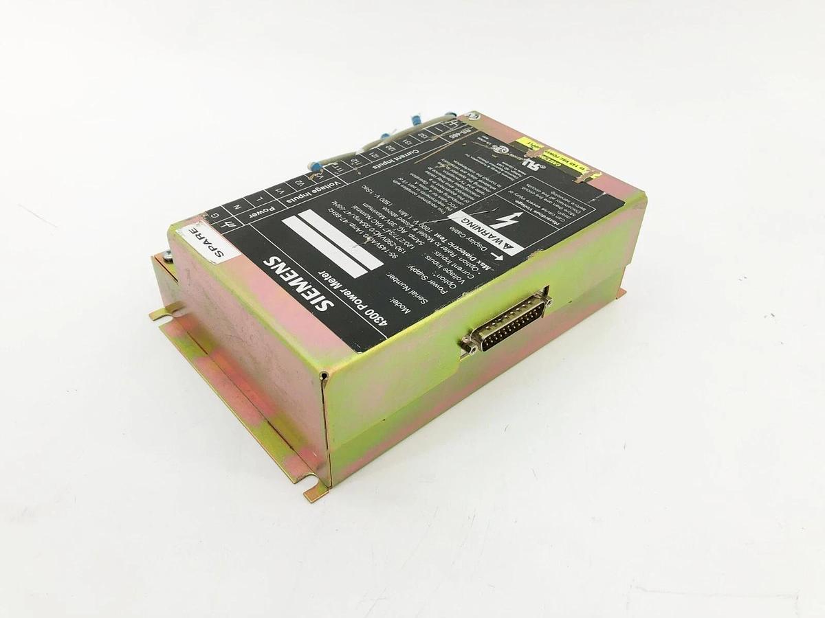 Used Siemens DC-120 4300 Power Meter 95-145VAC