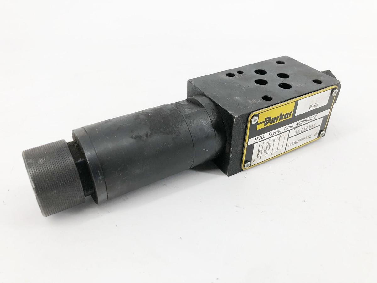 Used Parker PRDM2PP16KNS-16 Hydraulic Valve 315 bar