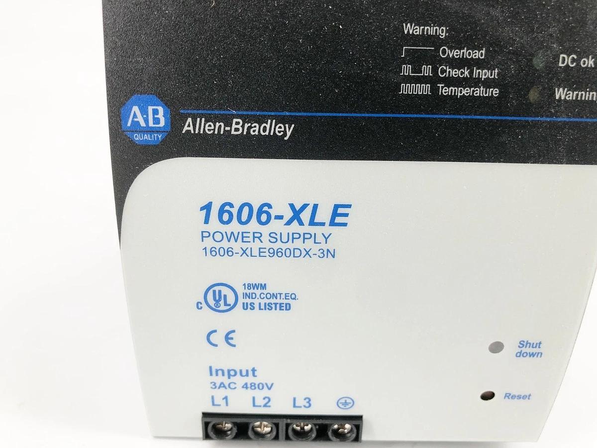 New Allen Bradley 1606-XLE960DX-3N Ser. A Power Supply 3PH 24V 40A 960W
