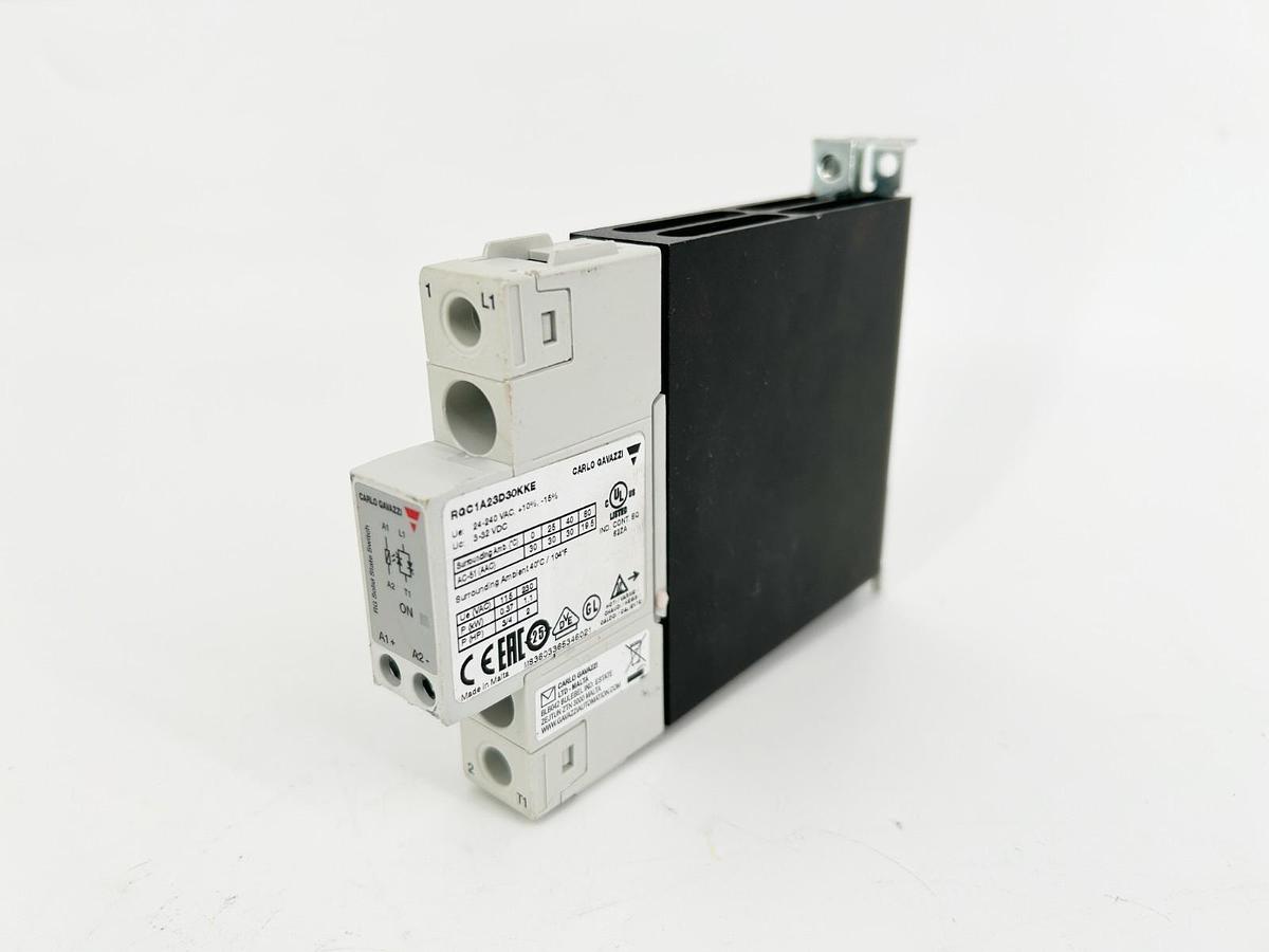 New Carlo Gavazzi RGC1A23D30KKE Solid State Relay 230V 30A 800VP - No Box