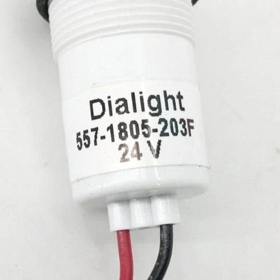 Bag of 5 New Dialight 557-1805-203F Panel Mount LED Indicators 24V