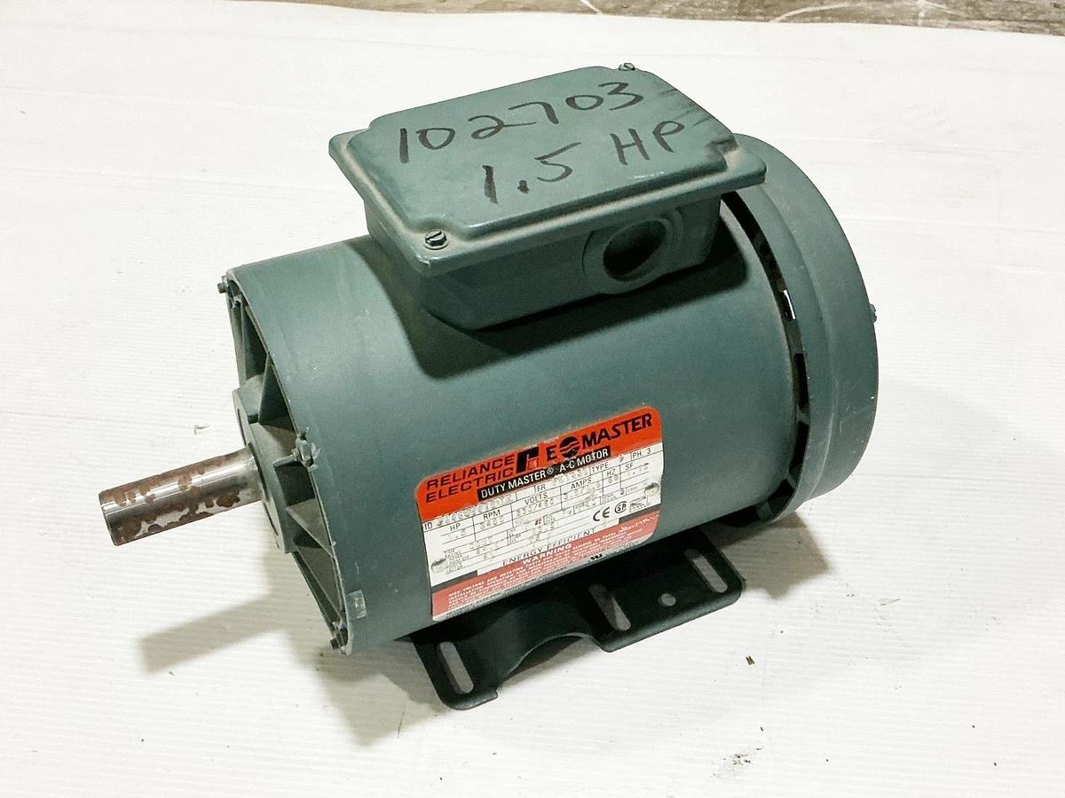 New Reliance P14G9247R-YZ Electric Motor 1.5HP 460V 3.8A 3485RPM 3PH FK143T