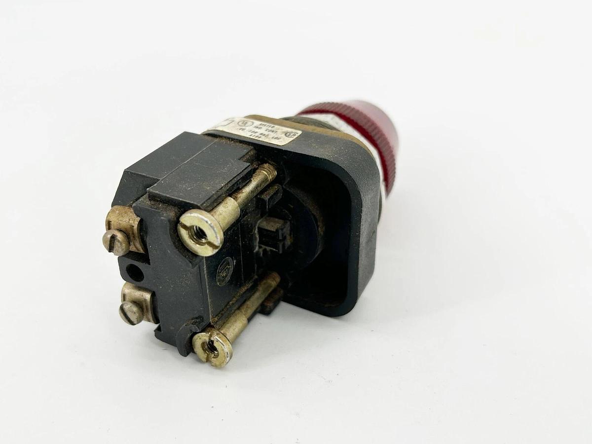 Used Allen Bradley 800T-P16R Pilot Light 30mm Red Transformer Incandescent 120V
