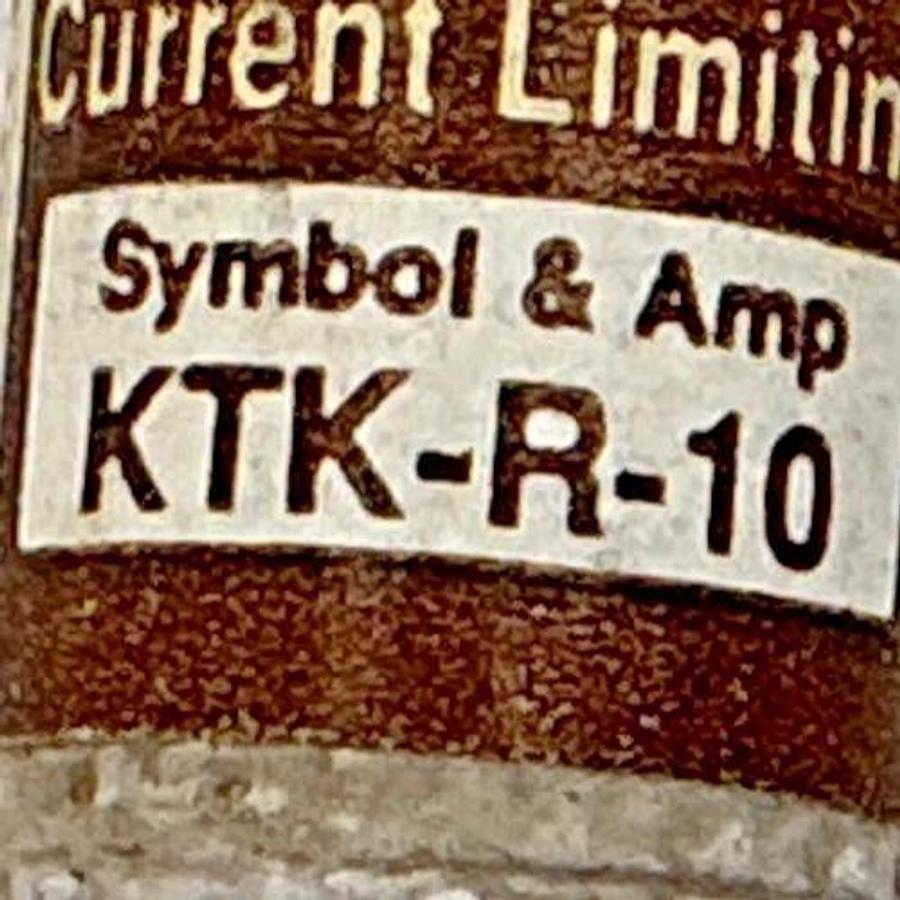 Lot of 3 New Bussmann KTK-R-10 Limitron Current-Limiting Class CC Fuse 10A 600V