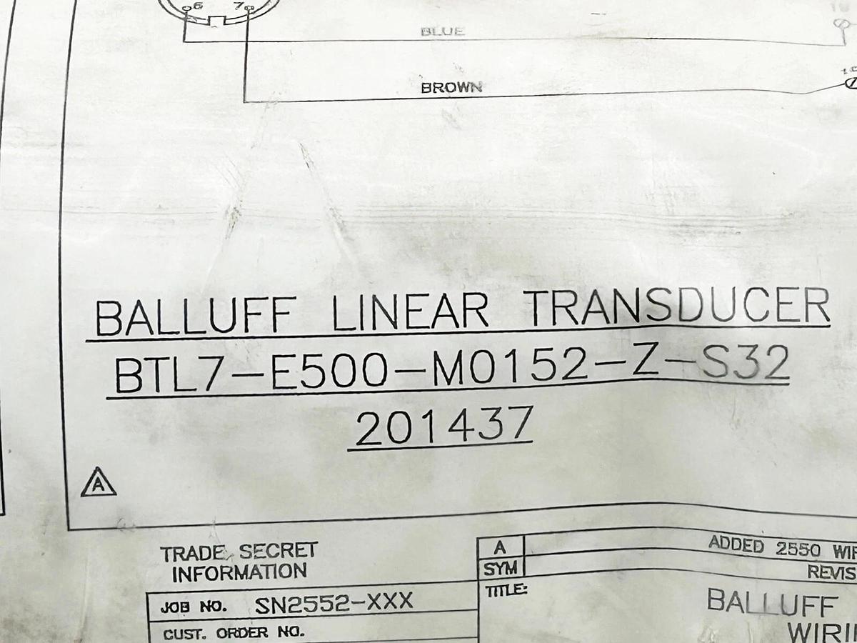New Balluff BTL7-E500-M0152-Z-S32 Magnetostrictive Position Sensor 402MA