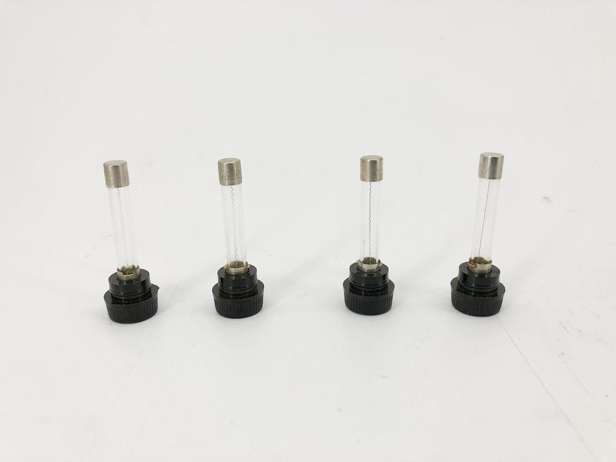 Lot of 4 New Bussmann GLR-3 Fast Acting Fuses 3A 300VAC