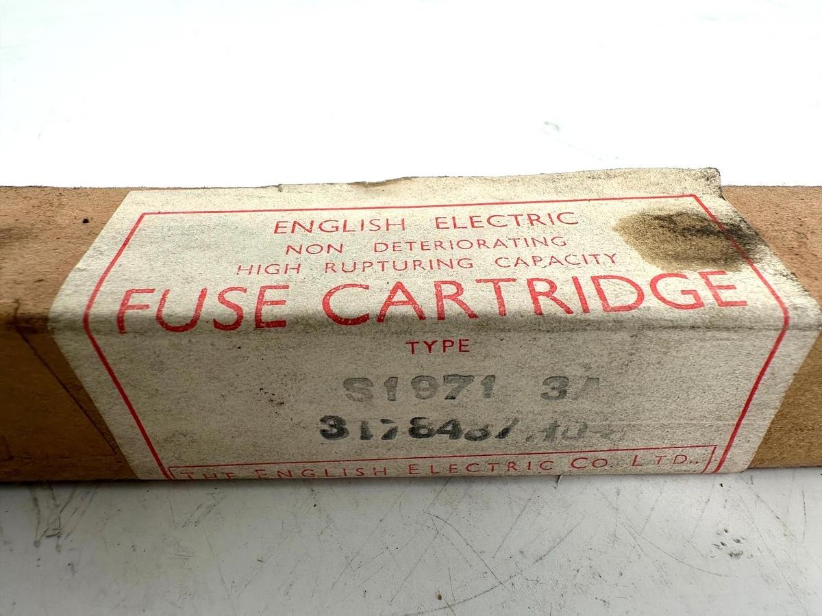 New English Electric 317B487H04 Non-Deteriorating High Rupturing Cap. Fuse 3A