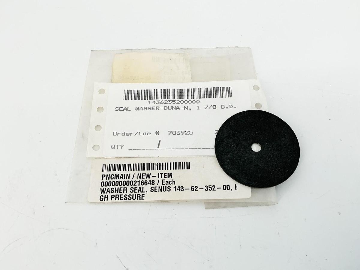 New Senus 143-62-352-00 High Pressure STD Seal Washer 1-7/8" O.D.- No Box