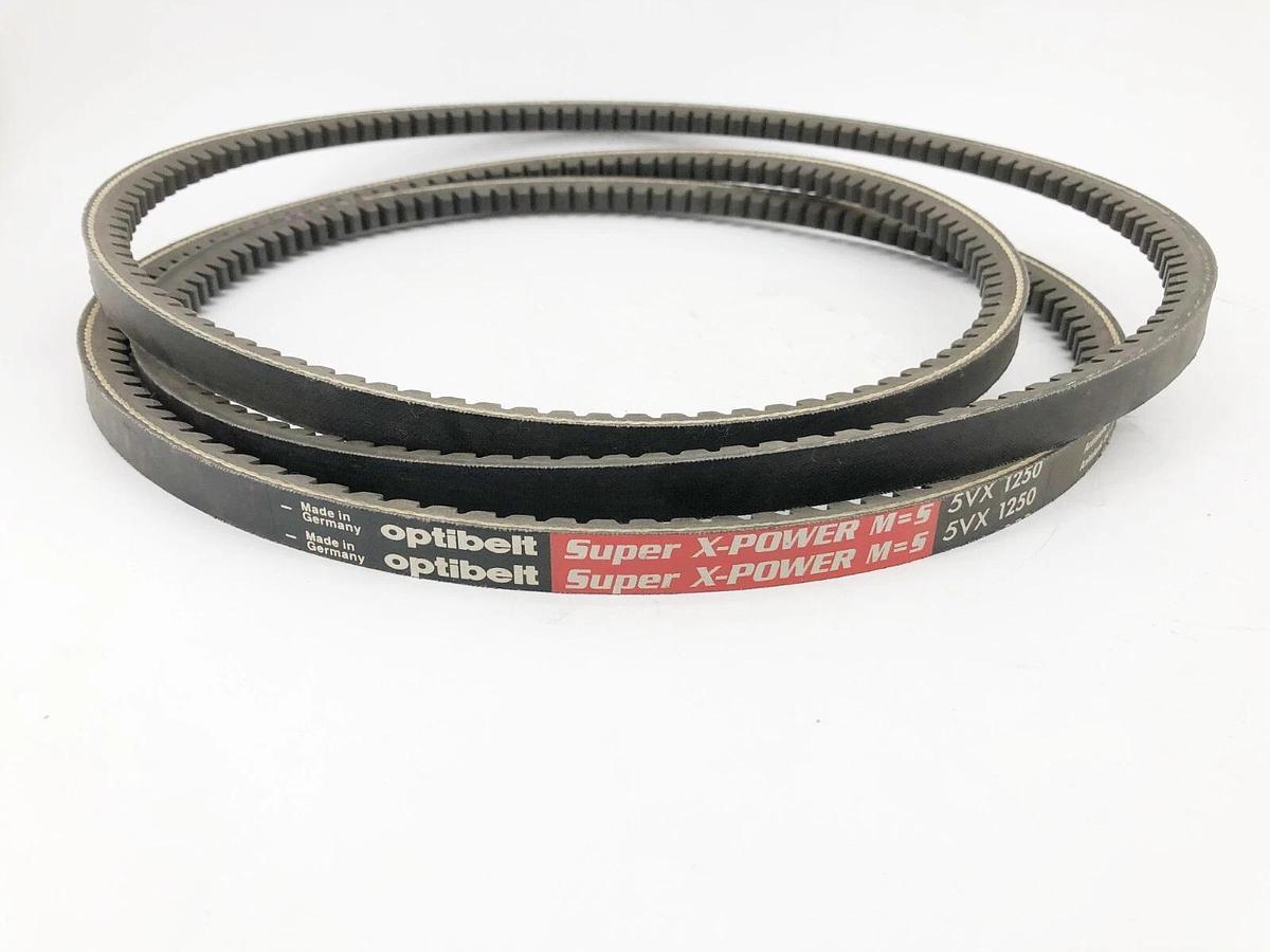 Lot of 3 New Optibelt 5VX-1250 Super-X Power Cogged Belts