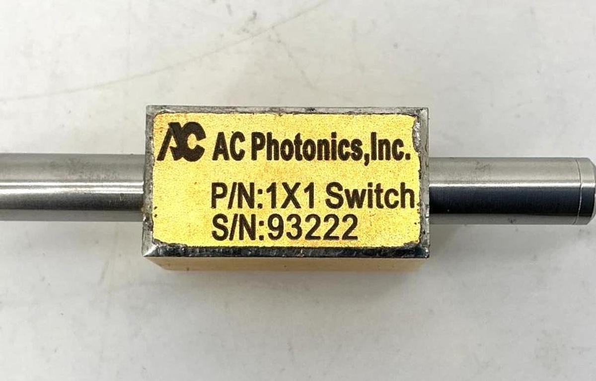 New AC Photonics 1X1-Switch Fiber Optic Switch MSL130101P2122D