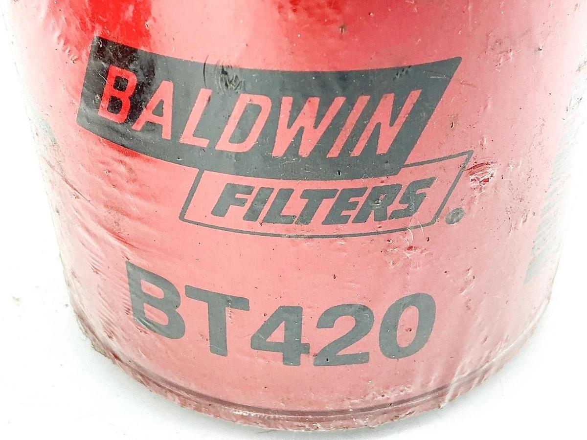 New Lot of 2 Baldwin Filters BT420 Spin On Oil Filter 27 Micron 3/4 - 16