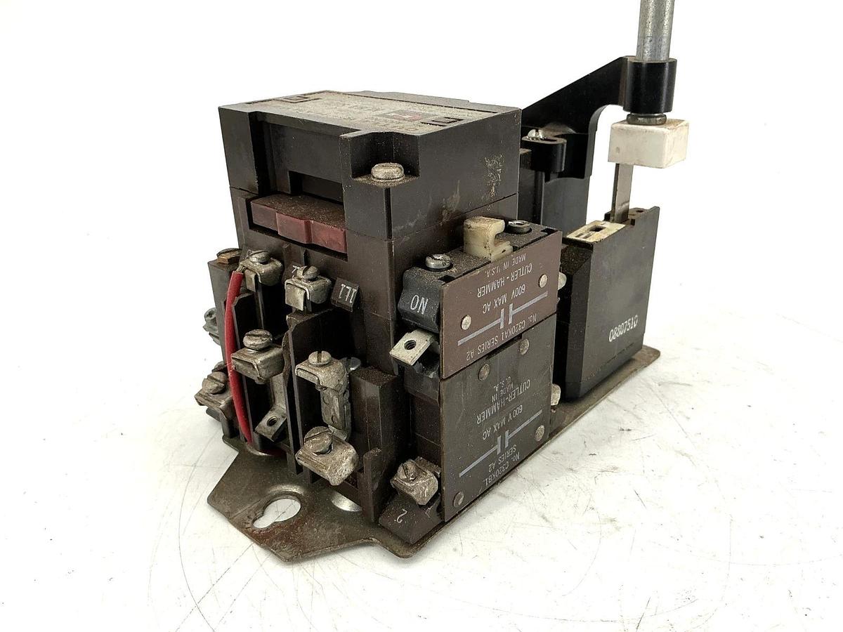 Used Cutler-Hammer A10CN0A Ser A1 Motor Starter / Contactor 3PH 27A 110/120V 50/60HZ