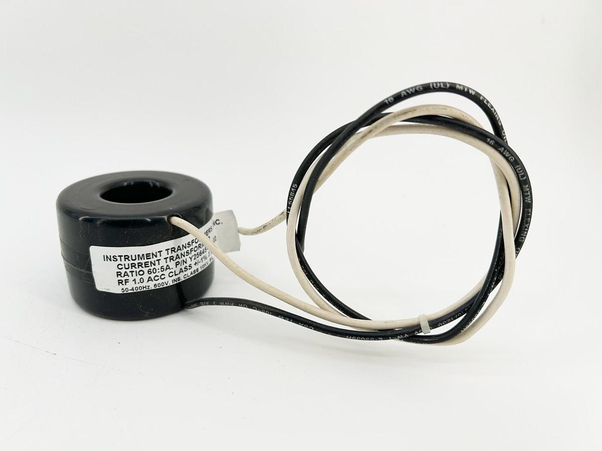 Used Instruments Transformers Inc Y25645-013-02 Current Transformer 60:5A Ratio 600V
