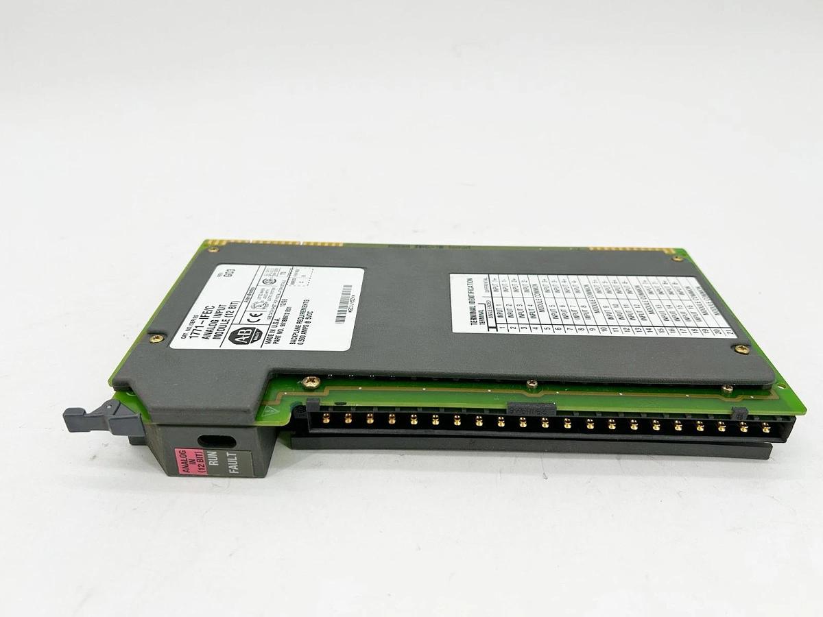Used Allen Bradley 1771-IFE/C Analog Input Module PLC-5 12Bit 750MA 5VDC Series.C