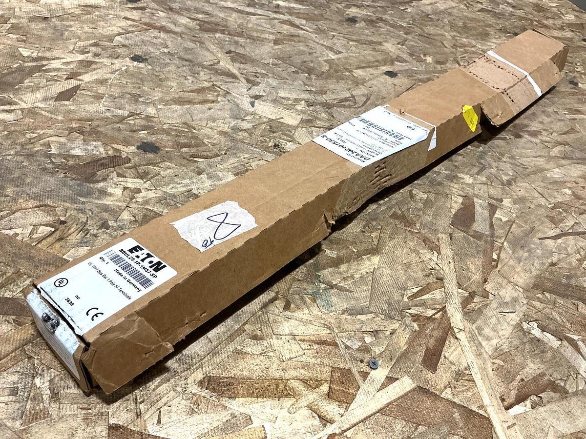 New Eaton BBUL25-1P-1M57-SP Bus Bar 1-Pole 57 Terminals 100A 480VAC 25QMM 121989