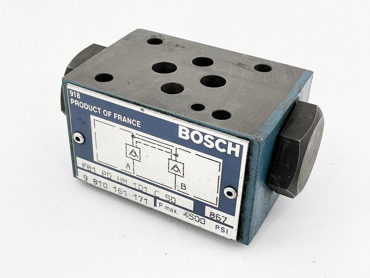 New Bosch FB1-PD-HM-101-C-50-9-810-161-171 Flow Control Valve 4500PSI - No Box