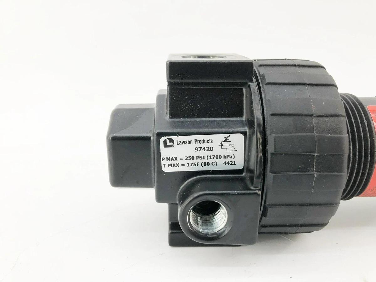 New Lawson 97420 Regulator 3/8" Body 3/8-18 Female NPT 250psi - No Box