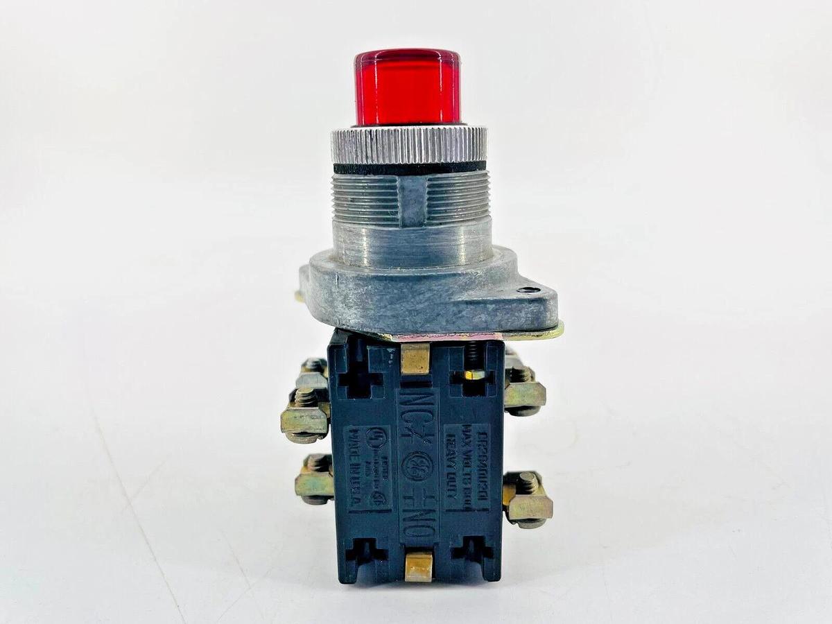 New GE 55-650375 Push Button Red 460V 60/50Hz