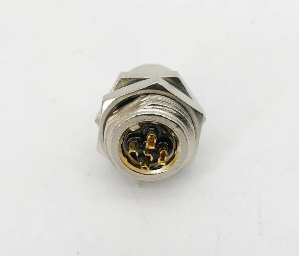 New AMP Tyco Electronics 1838891-3 M12 Female Panel Mount Connector - No Box