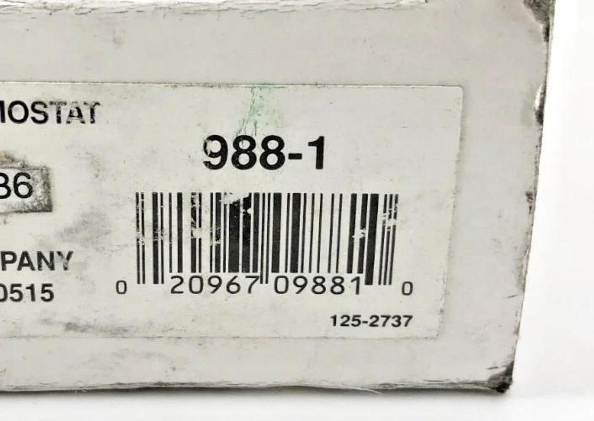 New Robertshaw 988-1 Mercury-Free Thermostat