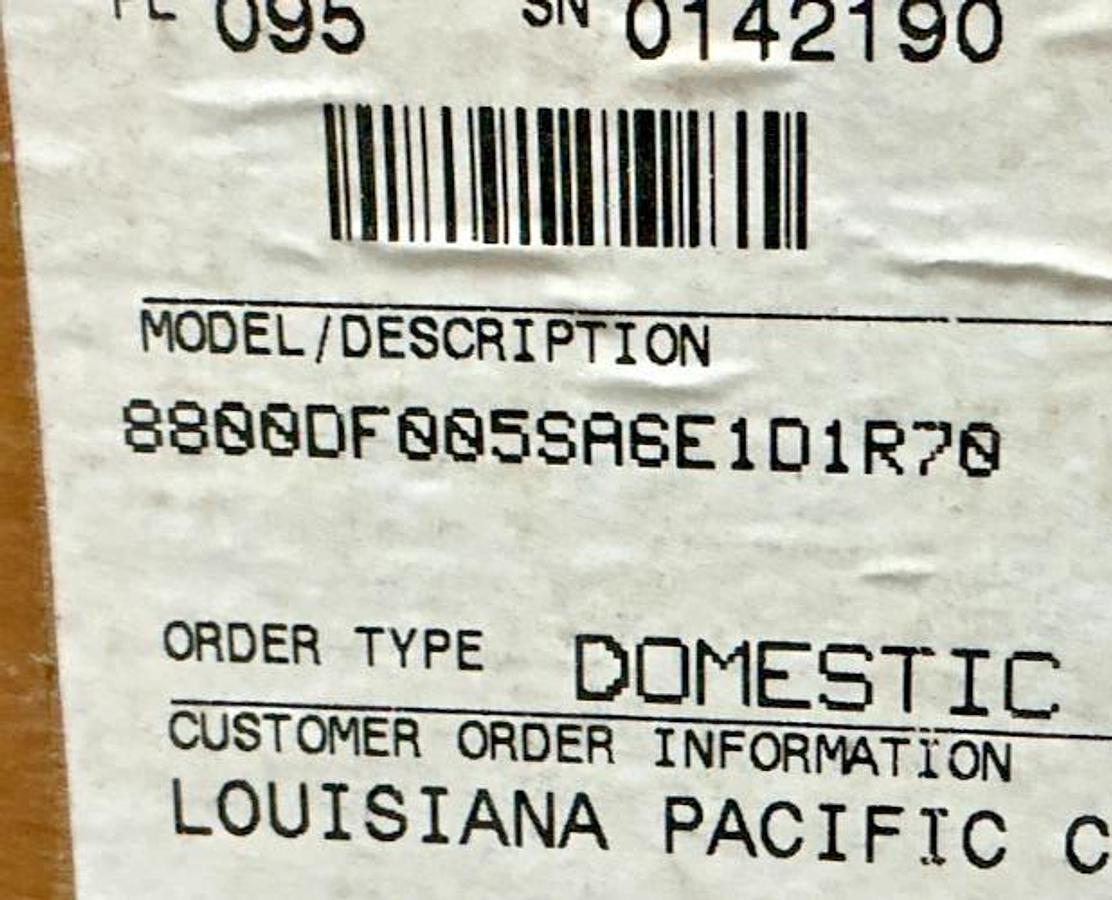 New Emerson Rosemount 8800DF005SA6E1D1R70 Vortex Flow Meter 800/427 1440PSIG