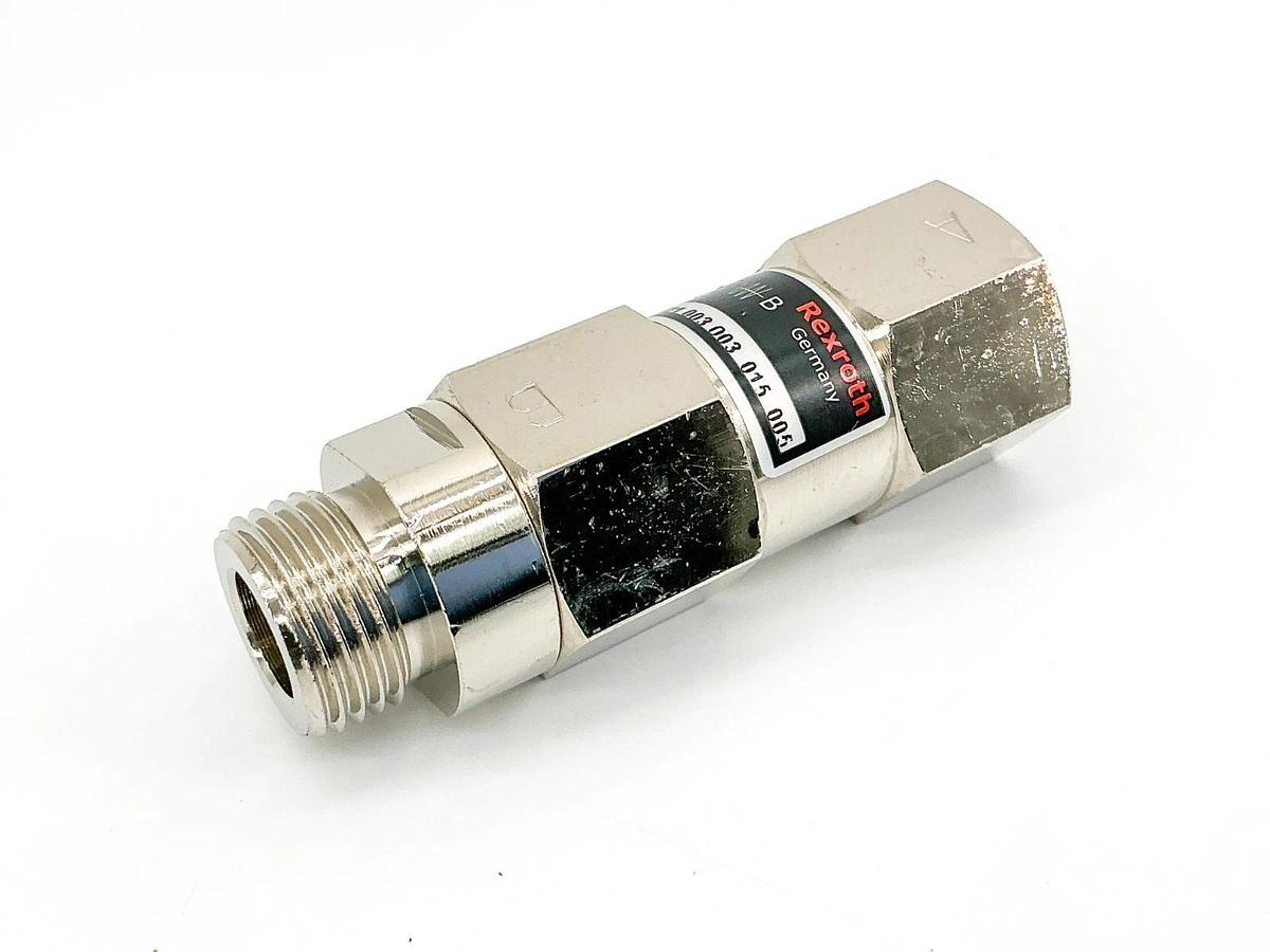 New Rexroth 0-821-003-003-015-005 Pneumatic Check Valve - No Box