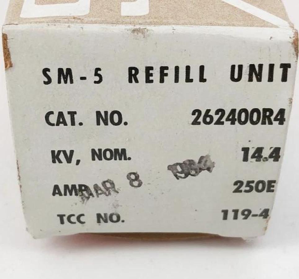 New S&C 262400R4 SM-5 Fuse Refill 14.4 kV 250E Amps