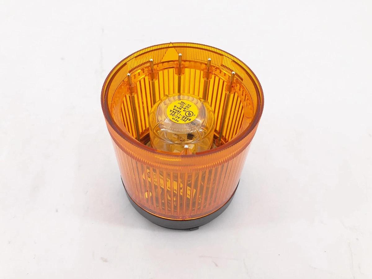 New Allen Bradley 855T-B24GL5 Ser. C Flashing LED Amber Stack Light