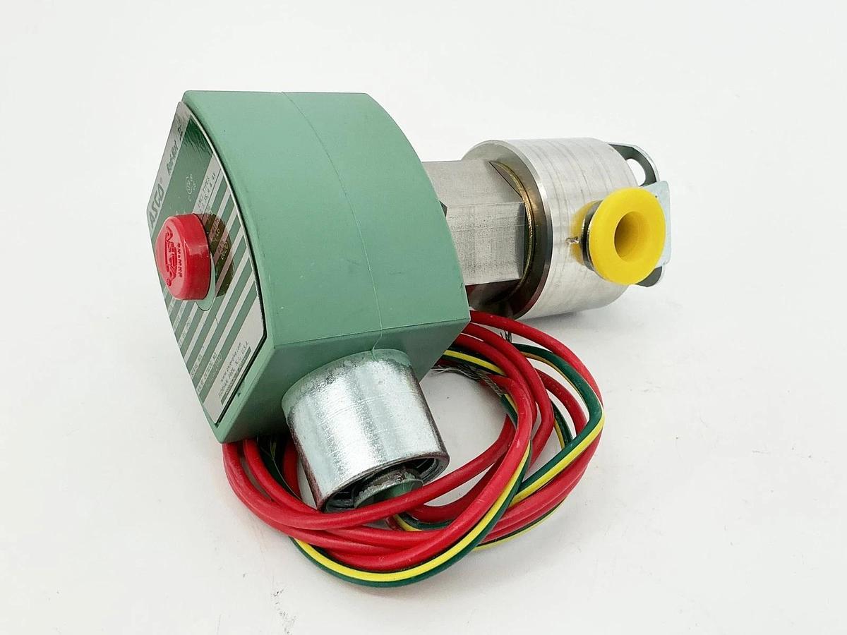 New Asco 8262G226MO 24VDC Solenoid Valve 25PSI 1/4" 11.6W