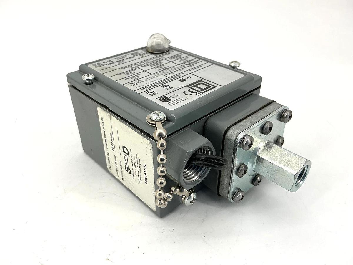 New Square D 9012GAW-5 Ser C Pressure Switch 3-150PSIG 480VAC 9012GAW5 - No Box