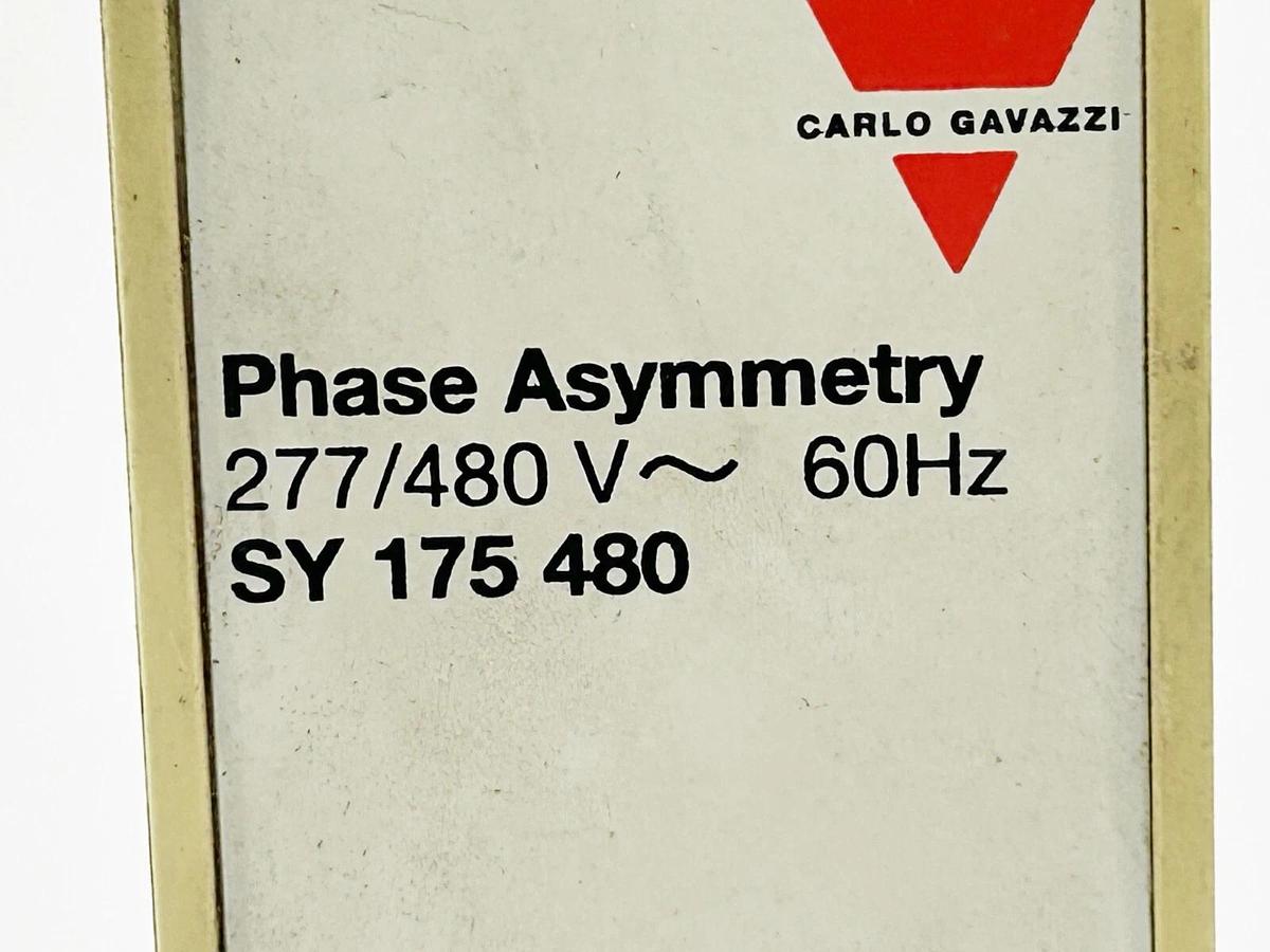 Used Carlo Gavazzi SY-175-480 Phase Asymmetry Relay 277/580V 60Hz
