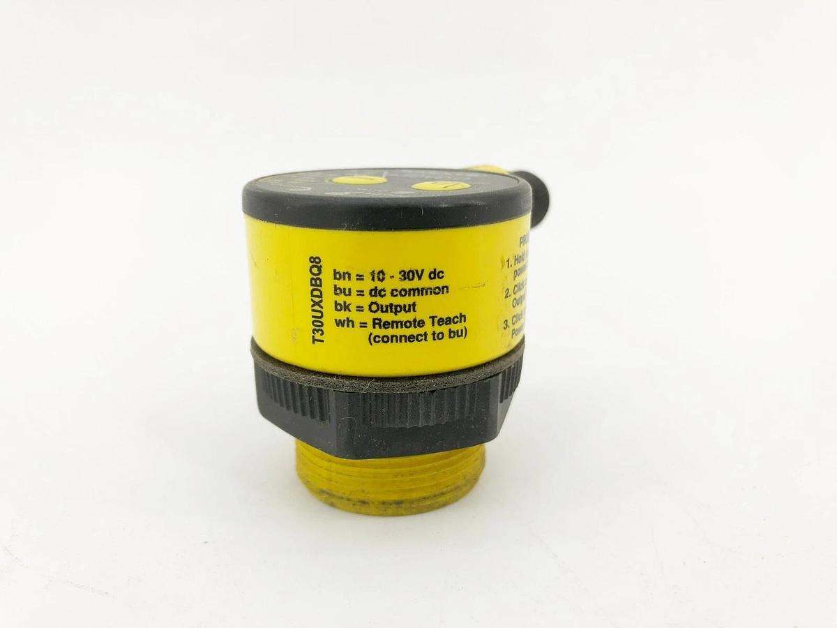 Used Banner Engineering T30UXDBQ8 Ultrasonic Proximity Sensor 30mm 80058