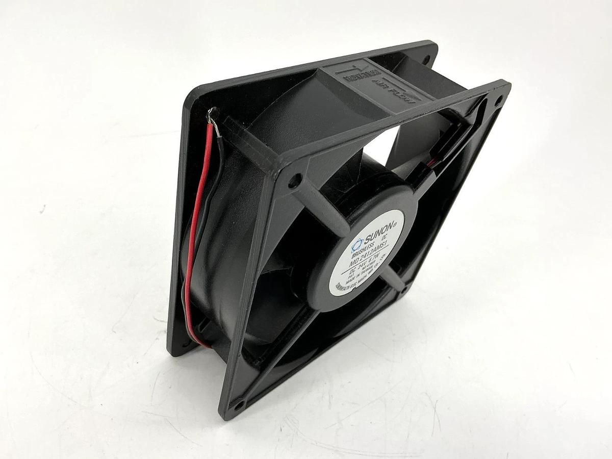 New Sunon 47869 DC Axial Fan Brushless 2-Wire 6.7W 24VDC MD-2412AMS1