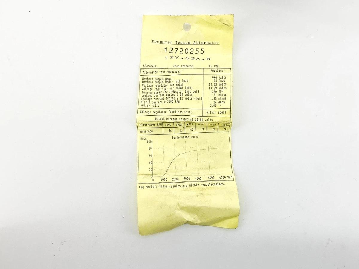 New Total Source TSA/ET07259 Alternator Remanufactured ET07259