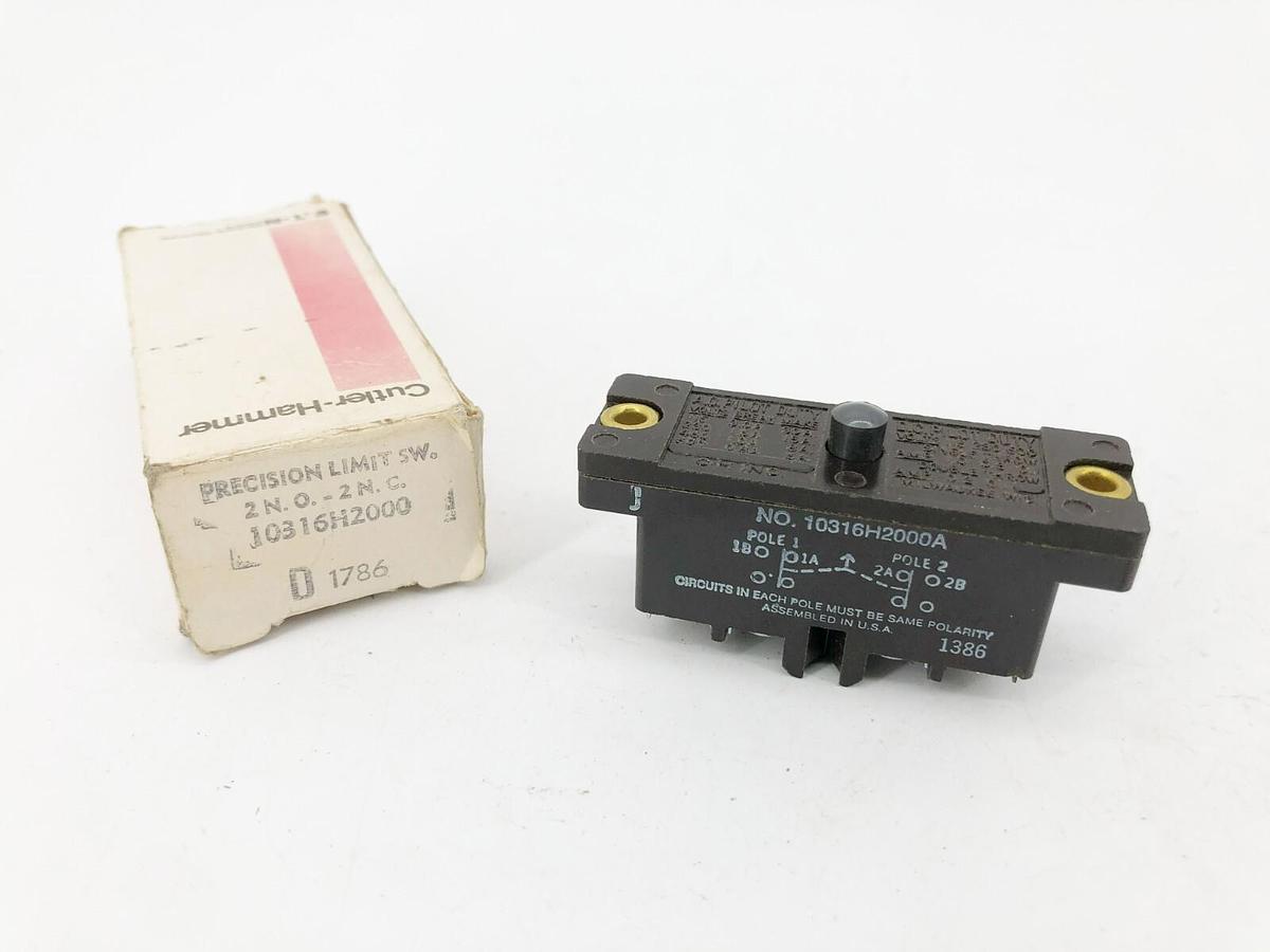 New Cutler Hammer 10316H2000A Precision Limit Switch