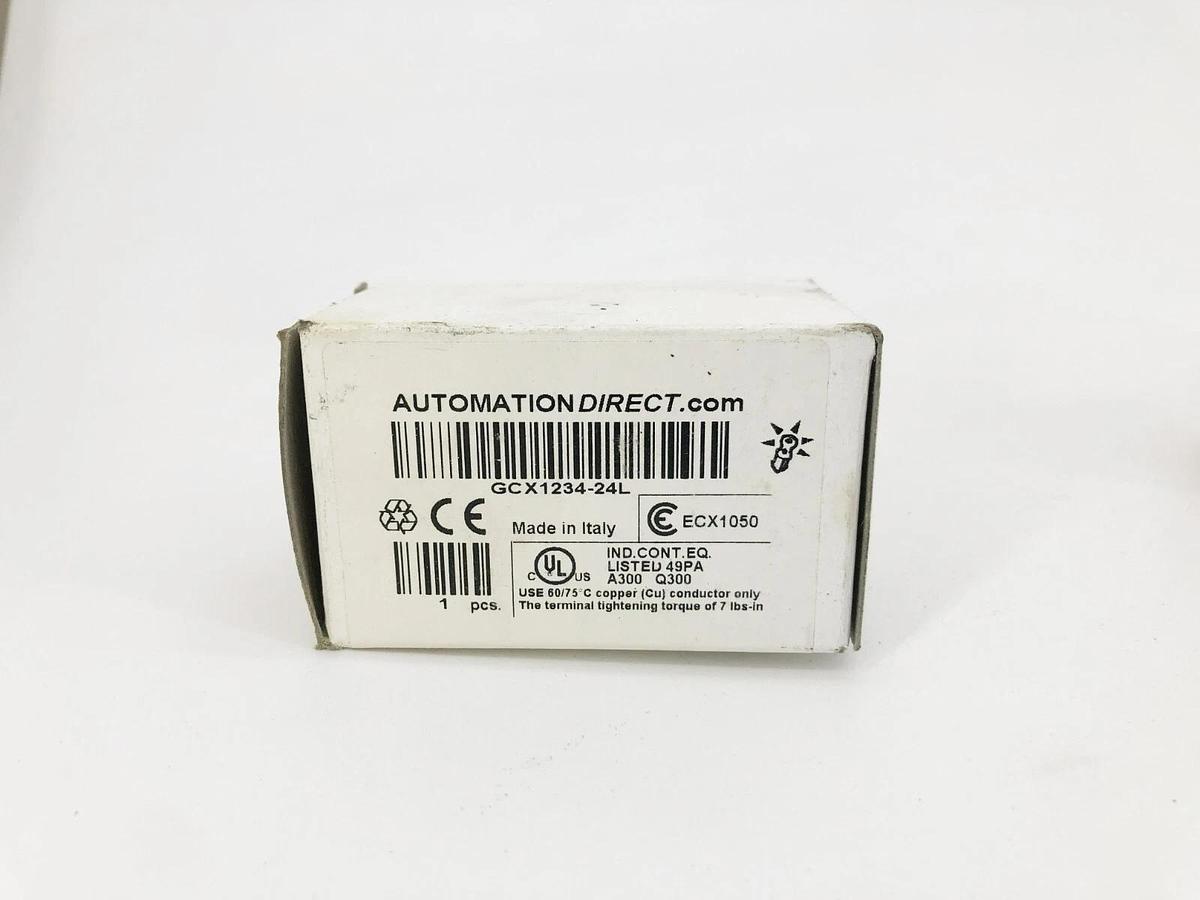 Lot of 2 New Automation Direct GCX1234-24L Indicating Lights Blue 24VAC/DC