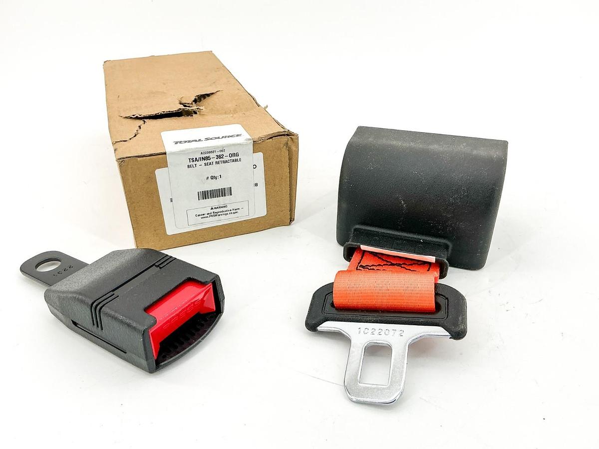 New Total Source TSA/IN85-362-ORG Retractable Seat Belt TVH 16495762
