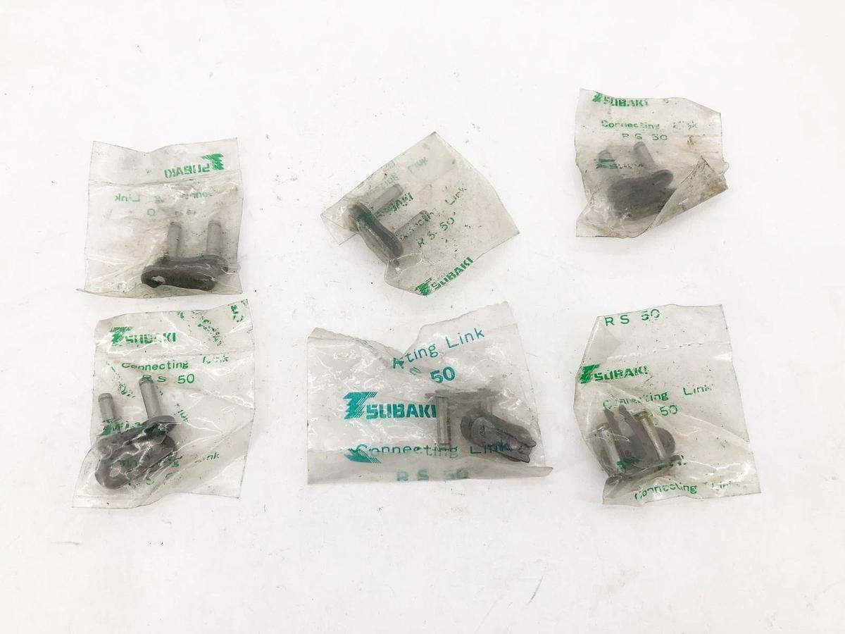 Lot of 6 New Tsubaki RS50 Offset Links