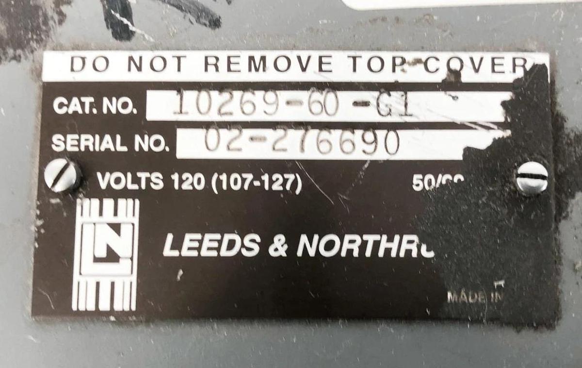 Used Leeds & Northrup 10269-60-G1 High-Torque Actuator Model D 120VAC 150 LB/FT