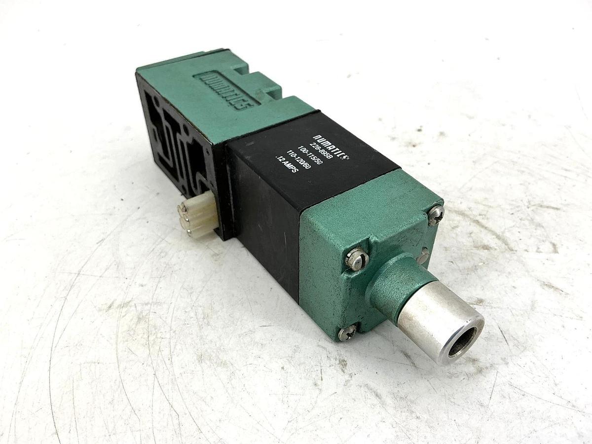 Used Numatics 153SA43AK026K30 Solenoid Valve 150PSIG-Air 0.12A 110/120V 50/60HZ